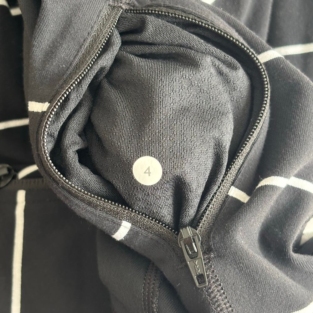Lululemon Stride Sailor Stripe Hooded Jacket Sz 4 - Picture 11 of 11